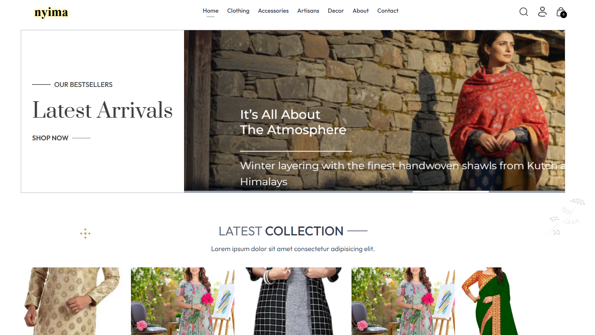 E-commerce Website Screenshot