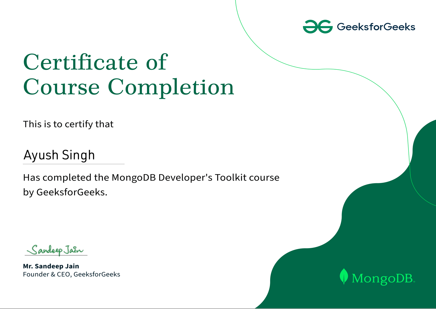 MongoDB Developer's Toolkit